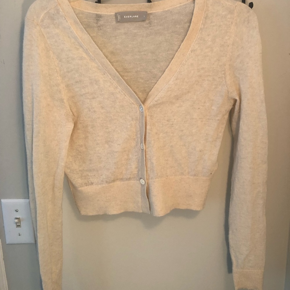 Everlane Women's Soft Cream Cardigan